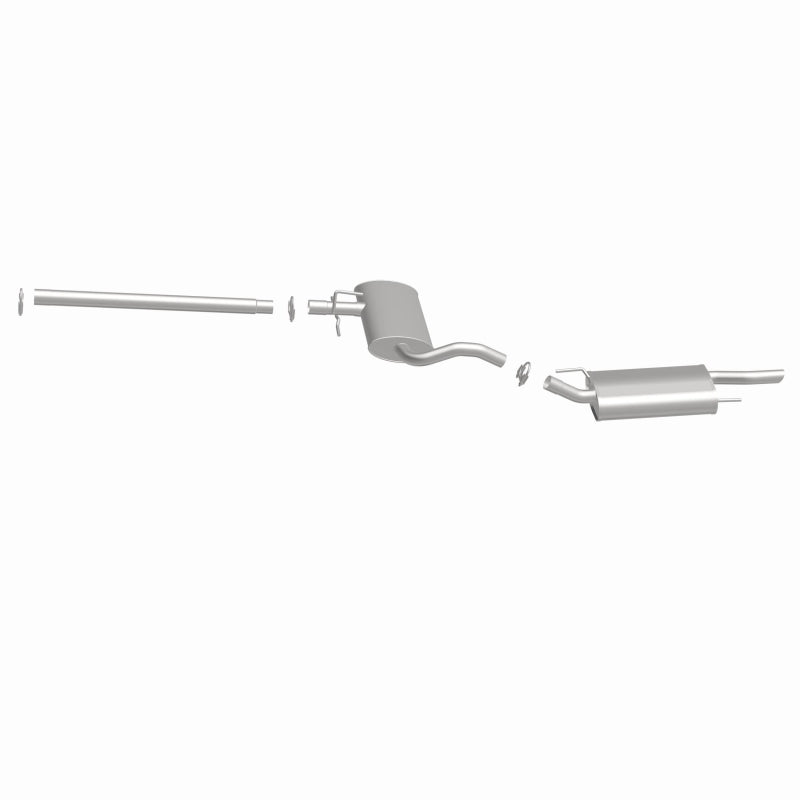 Fits 1993-2002 Volkswagen Direct-Fit Replacement Exhaust System 106-0729 for 1993-2002 VW aluminized steel