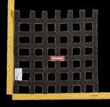 RaceQuip SFI ribbon window net 18 x 18 inch black 726003RQP