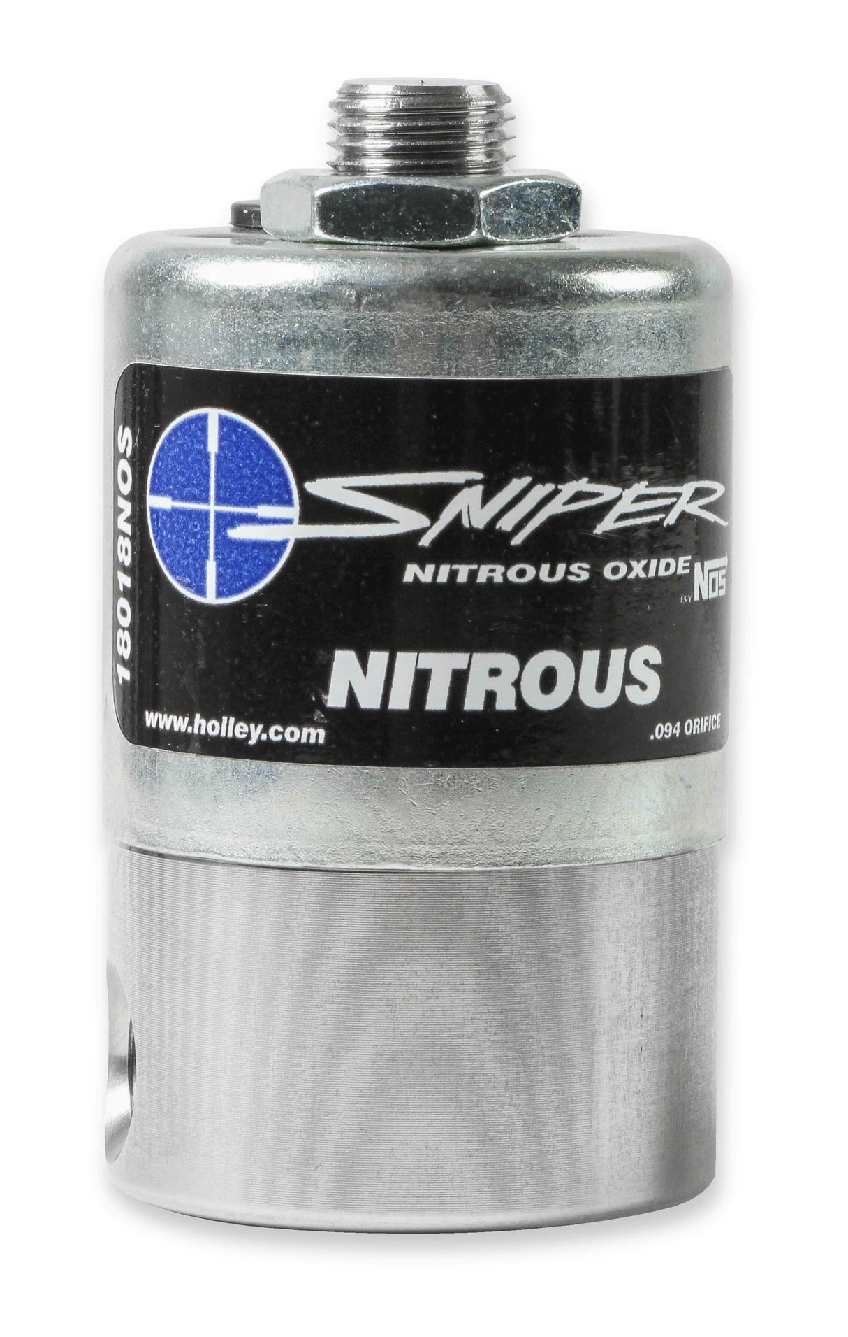 t NOS 18018NOS Sniper Nitrous Solenoid 250 Max HP 1/4 NPT Inlet 1/8 NPT Outlet NOS
