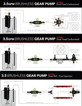 Electric Fuel Pump High Flow EFI Performance Universal Fit Aeromotive 18045-BGPL