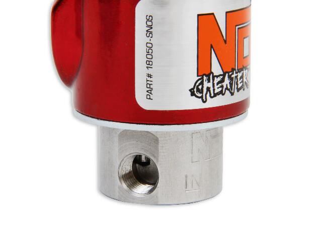 NOS cheater fuel solenoid stainless steel blue red purge 18050NOS