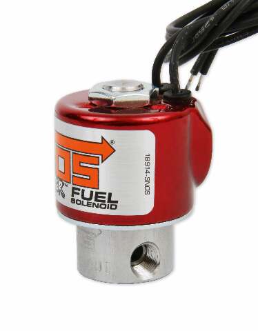 NOS cheater fuel solenoid stainless steel blue red purge 18050NOS