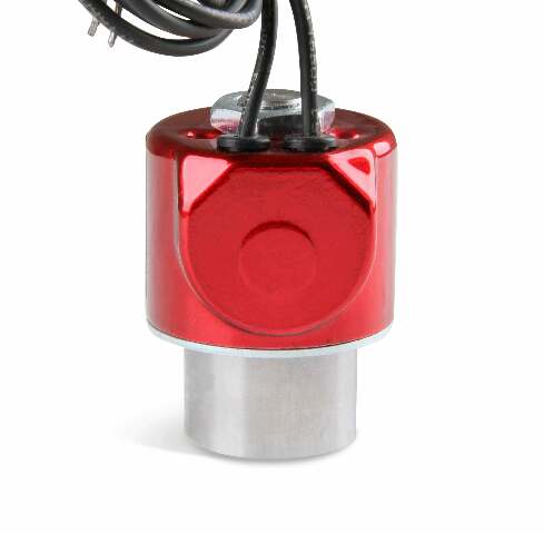 NOS fuel solenoid - red stainless steel black purge 18075NOS