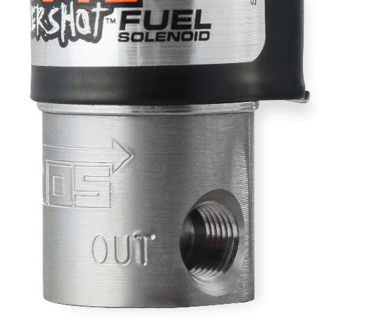 NOS fuel solenoid - black - 18080BNOS stainless steel purge 2493