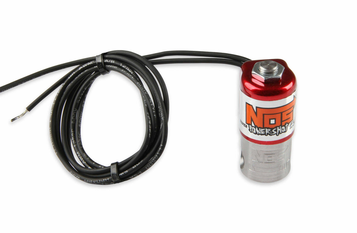 NOS powershot fuel solenoid, 1/8 inch inlet stainless steel red purge 18080NOS