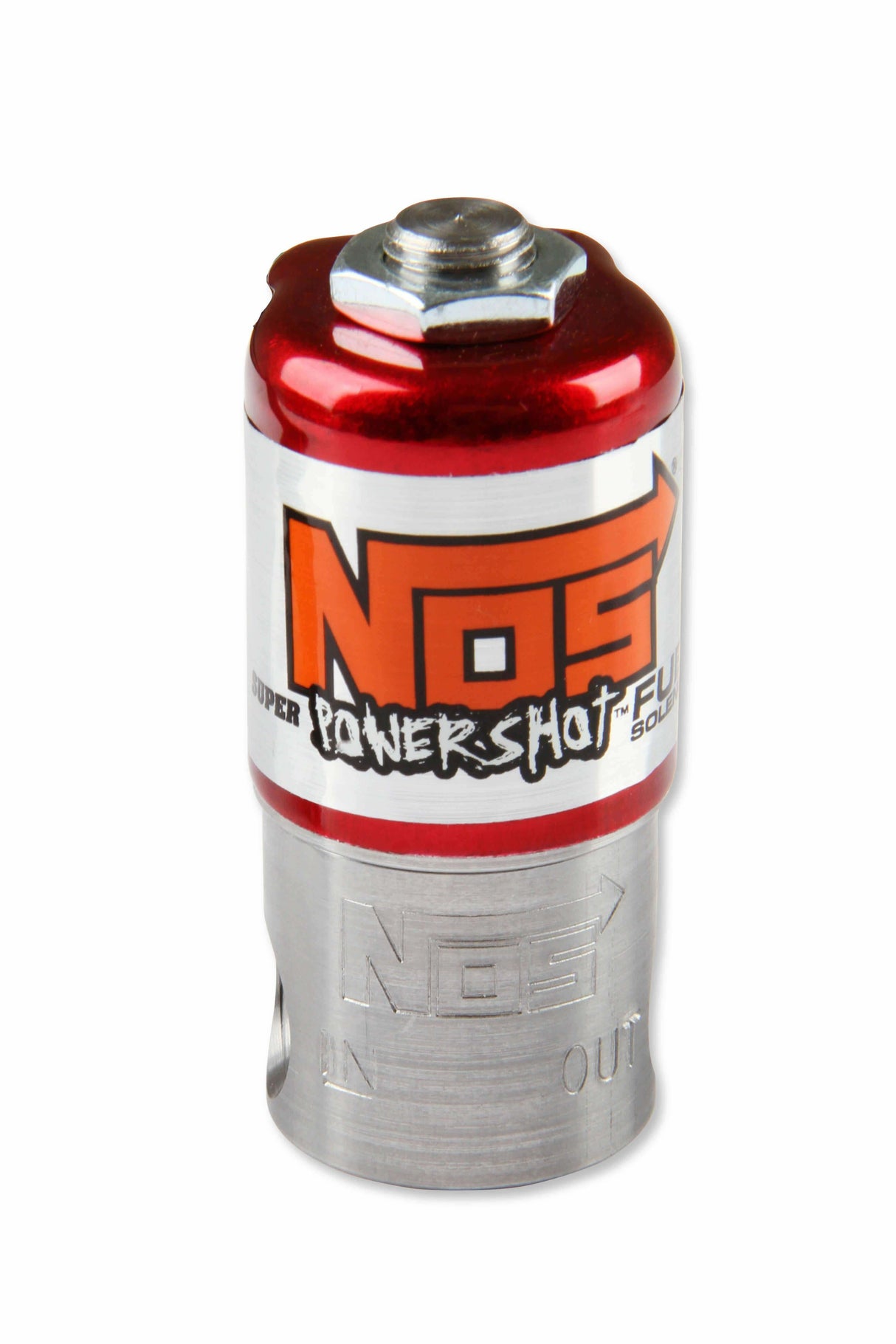 NOS powershot fuel solenoid, 1/8 inch inlet stainless steel red purge 18080NOS