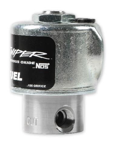 NOS sniper fuel solenoid 400 max HP 1/8 NPT inlet 1/8 NPT outlet stainless steel black purge 18087NOS