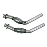 Fits 2011-2014 Ford Mustang V6 3.7L Full X Pipe With Catalytic Converters-1814