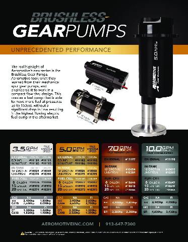 Fuel Cell Fuel System Universal Fit Aeromotive 18392-BGPL