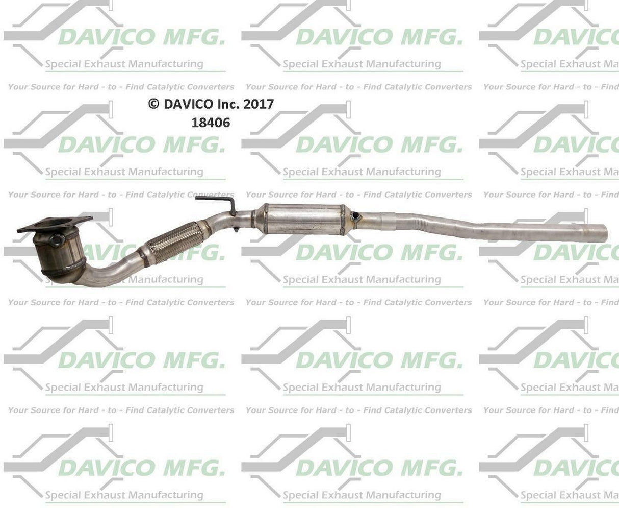 2006-2008 Volkswagen GTI Catalytic Converter 18406