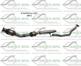 2009-2010 Pontiac Vibe Catalytic Converter 18411
