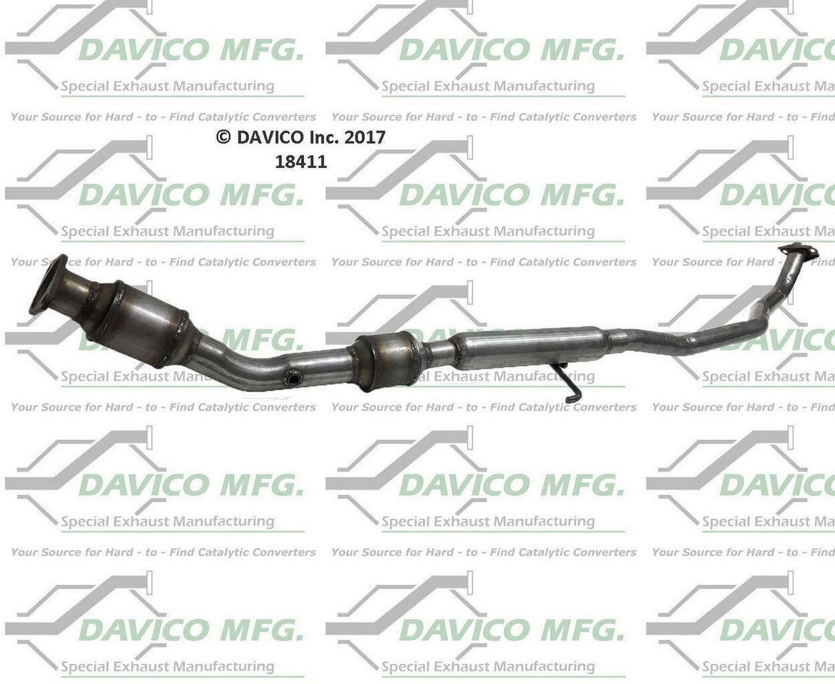 2009-2010 Pontiac Vibe Catalytic Converter 18411