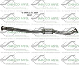 2010-2012 Subaru Legacy Catalytic Converter 18465