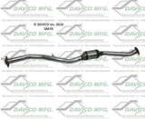 2006-2009 Subaru Legacy Catalytic Converter 18478