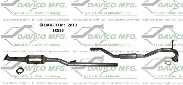 2012-2013 Mitsubishi Outlander Sport Catalytic Converter 18515