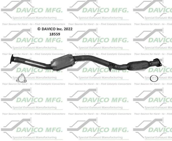 2008-2011 Subaru Impreza Catalytic Converter 18559