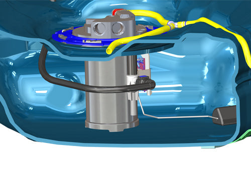 Electric Fuel Pump High Flow EFI Performance Vehicle Specific Fit Aeromotive 18673-BGPL