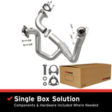 1999-2004 Ford F-250 Super Duty Direct-Fit Front Pipe Kit 107-0008 stainless steel