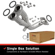 1995-2000 Toyota Tacoma Direct-Fit Front Pipe Kit 107-0083 stainless steel