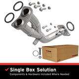 1995-2000 Toyota Tacoma Direct-Fit Front Pipe Kit 107-0083 stainless steel