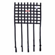 RaceQuip SFI ribbon window net 18 x 24 inch 1 inch SFI 27.1 strap mounts 825005RQP