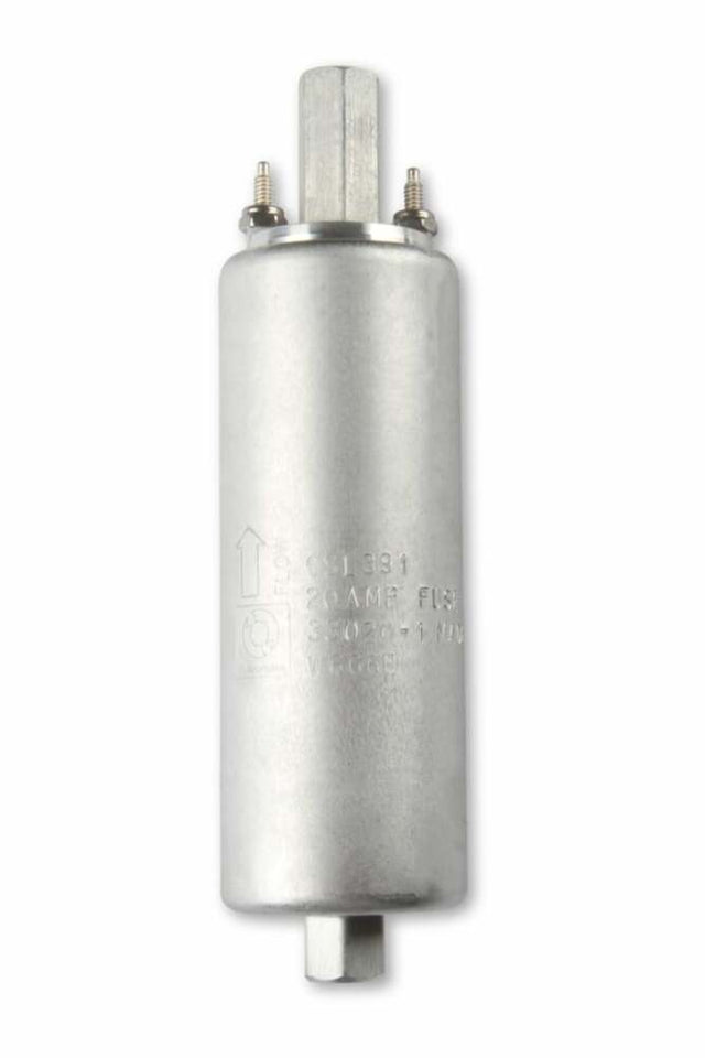 Holley 190 LPH Universal In-Line Fuel Pump (Gerotor Style) - 12-930 black