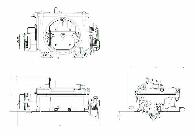 Demon 1904BK 750 CFM Street Demon 4 Barrel Carburetor Composite Fuel Bowl Black