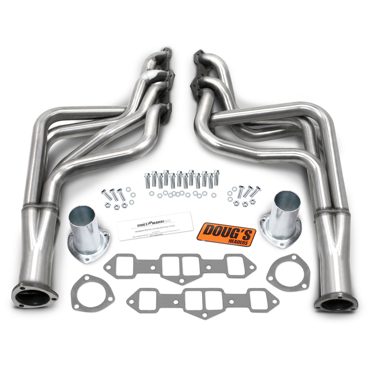 Long Tube Headers for 65-75 Olds 400-455 Olds 1-3/4in Primary D741-SS