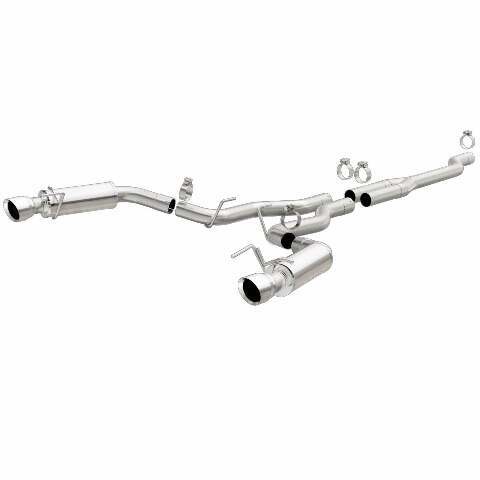 MagnaFlow cat-back exhaust system for 2015-2021 Ford Mustang stainless steel polished 19191