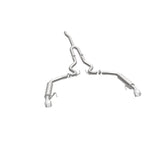 MagnaFlow cat-back exhaust system for 2015-2023 Ford Mustang stainless steel black 19256
