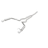 MagnaFlow cat-back exhaust system for 2015-2023 Ford Mustang stainless steel black 19256