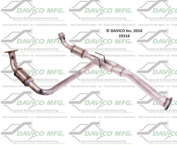 2003-2008 GMC Savana 1500 Catalytic Converter 19316