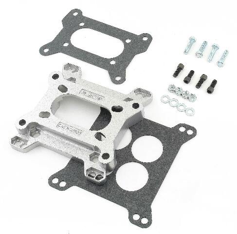 Mr. Gasket carb adapter kit 4 barrel to 4 bolt 2 barrel SBC Chevy carburetor aluminum 1933