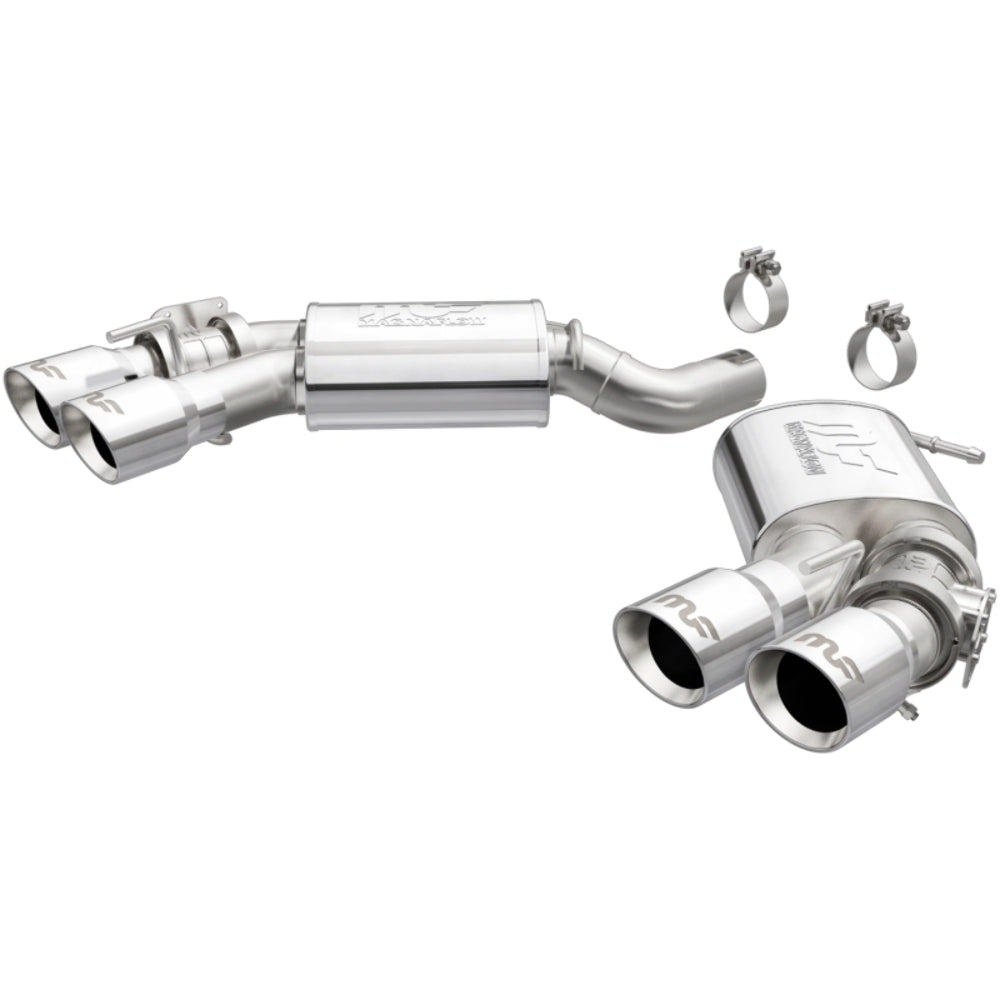 MagnaFlow axle-back exhaust system for 2016-2021 Chevy Camaro stainless steel polished 19336