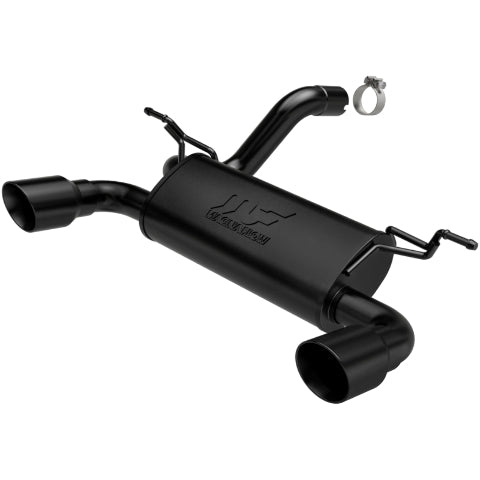 MagnaFlow axle-back exhaust system for 2018-2021 Jeep Wrangler stainless steel black 19388