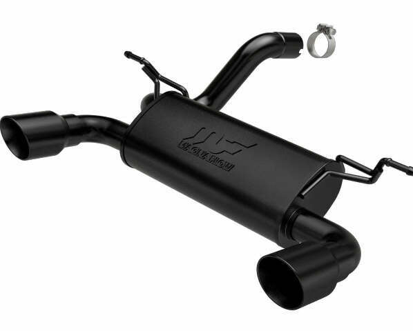 MagnaFlow axle-back exhaust system for 2018-2021 Jeep Wrangler stainless steel black 19388