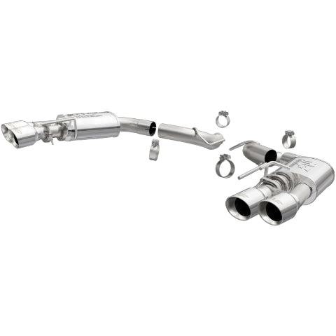 MagnaFlow axle-back exhaust system for 2018-2021 Ford Mustang stainless steel polished 19418