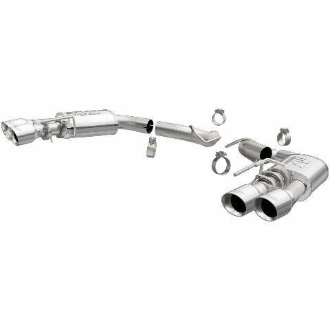 MagnaFlow axle-back exhaust system for 2018-2021 Ford Mustang stainless steel polished 19418