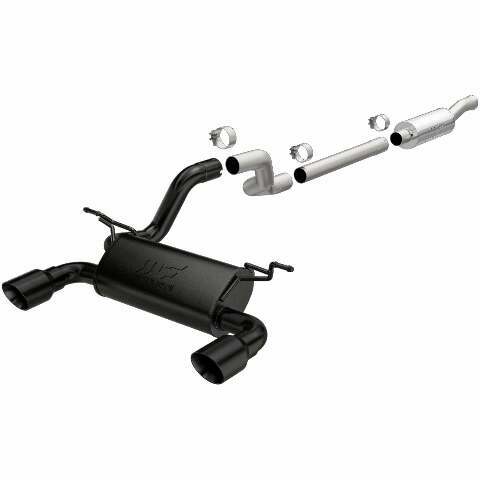 2018-2021 Jeep Wrangler System Street Cat-Back Black 19437 Magnaflow