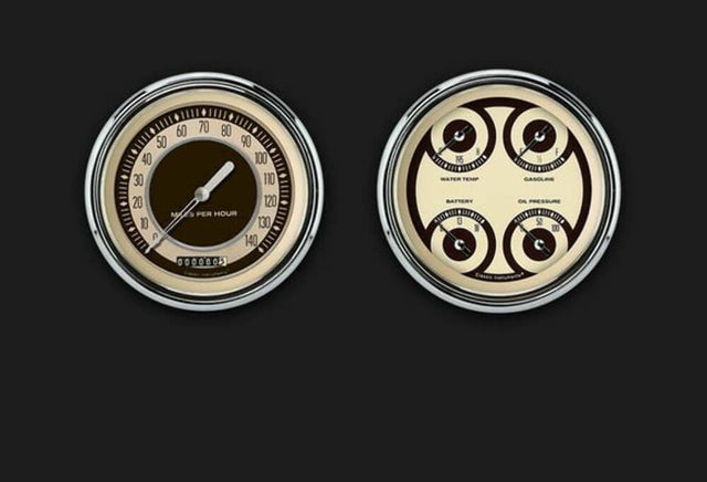 1947-53 Nostalgia VT Truck Package CT47NT52 for 1947-1953 dash gauge cluster