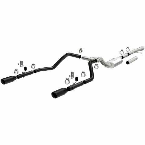 MagnaFlow cat-back exhaust system for 2019-2021 Chevy Silverado 1500 stainless steel black 19472