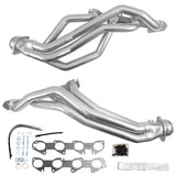 Fits 2009-2024 Ram 1500 Hemi 5.7L 1-3/4 Long Tube Exhaust Headers-Silver-19500
