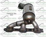 2007-2008 Chrysler Pacifica Catalytic Converter 19512