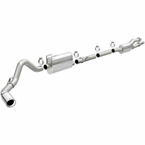 MagnaFlow cat-back exhaust system for 2020-2021 Ford F-250 stainless steel polished 19530