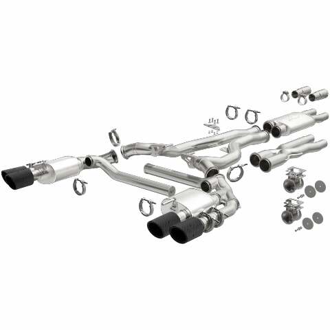 MagnaFlow cat-back exhaust system for 2018-2020 Ford Mustang stainless steel polished 19535