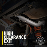 MagnaFlow cat-back exhaust system for 2012-2020 Jeep Wrangler stainless steel polished 19539