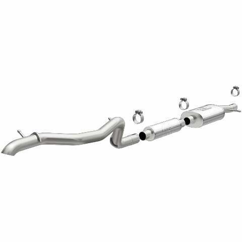 MagnaFlow cat-back exhaust system for 2012-2020 Jeep Wrangler stainless steel polished 19539