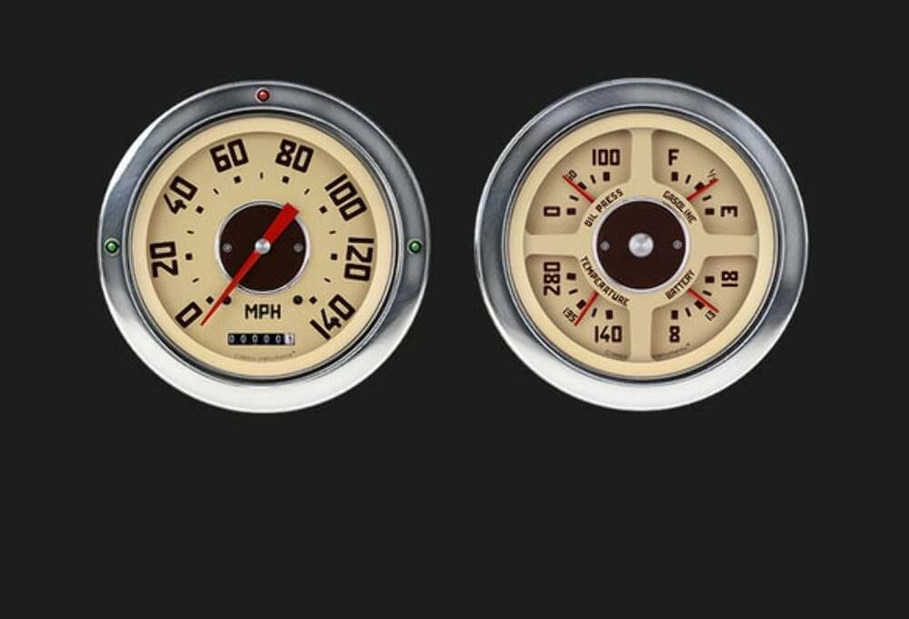 1954-55 GMC Truck Package CT54GM52 dash analog gauge cluster