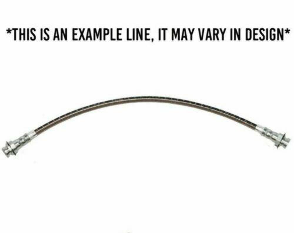 t 1955 - 1957 Chevrolet Bel Air Brake Hose - HSP1034SS Fine Lines