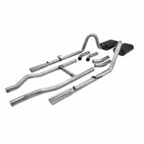 t 1955-1957 Chevrolet Bel Air Crossmember-back Exhaust System Flowmaster American Thunder 817174 Flowmaster